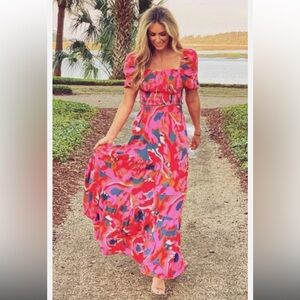 Mister Zimi Mia Maxi skirt & crop top in Sugar Maple Colorway size 10 NWOT